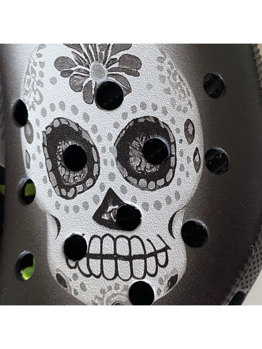 Crocs Day Of The Dead Classic‎ Clogs Skull 212109-0C4 Dia De Muertos Men’s Sz 12